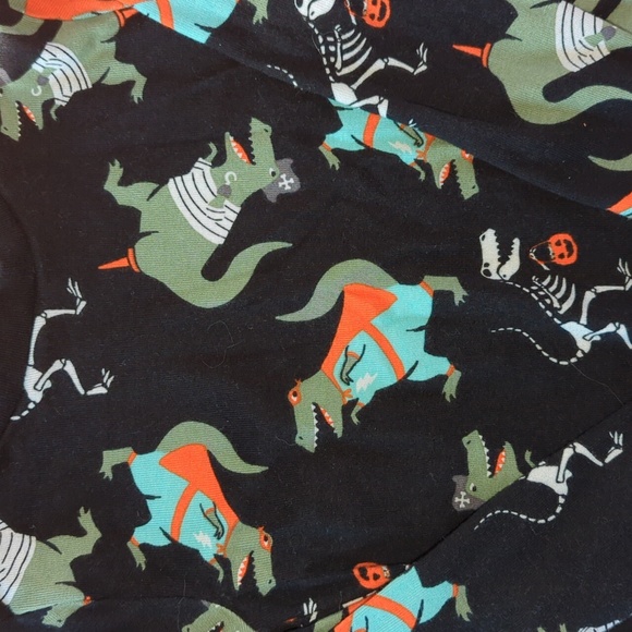 NEW 4 Piece Halloween Dinosaur Pajamas 4T - Picture 4 of 7